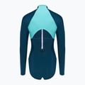 Купальник суцільний жіночий Speedo Zip Colorblock dark teal 2