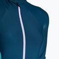 Купальник суцільний жіночий Speedo Zip Colorblock dark teal 3