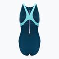 Купальник суцільний жіночий Speedo Zip Colorblock dark teal 2