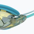 Окуляри для плавання жіночі Speedo Vanquisher 3.0 Mirrored bachelor button/celeste/gold mirror 4