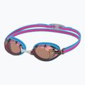Окуляри для плавання дитячі Speedo Vanquisher 3.0 Mirror picton blue/vermillion/gold mirror
