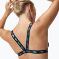 Верхня частина купальника Speedo Solid Logo Elastic Cross Front Top anthracite 7