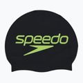 Шапочка для плавання Speedo Printed Silicone black stacked logo 2