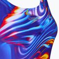 Купальник суцільний жіночий Speedo Placement Digital Powerback molten blend/cobalt pop 3