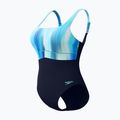 Купальник суцільний жіночий Speedo Shaping Contour Eclipse Printed true navy/berry 3