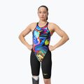 Купальник суцільний жіночий Speedo Fastskin LZR Pure Valor 2.0 Openback Kneeskin black/molten blur