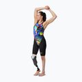 Купальник суцільний жіночий Speedo Fastskin LZR Pure Valor 2.0 Openback Kneeskin black/molten blur 2