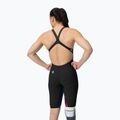 Купальник суцільний жіночий Speedo Fastskin LZR Pure Valor 2.0 Openback Kneeskin black/molten blur 3