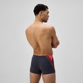 Плавки чоловічі Speedo Hyper Boom Splice grey lead/neon coral 3