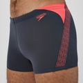 Плавки чоловічі Speedo Hyper Boom Splice grey lead/neon coral 5