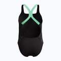 Дитячий суцільний купальник Speedo Allover Pwerbackback black/alfalfa green 2