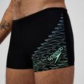 Плавки чоловічі Speedo Medley Logo Aquashort black/alfalfa green 5
