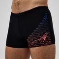 Плавки чоловічі Speedo Medley Logo Aquashort black/neon coral 5