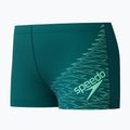 Дитячі плавальні боксерки Speedo Medley Logo Aquashort deep emerald/alfalfa green 3