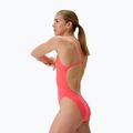 Купальник суцільний жіночий Speedo FL Solid V-Back neon coral 3