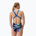 Купальник суцільний жіночий Speedo FL Printed Leaderback ripple melody/lagoon blue 2
