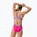 Купальник суцільний жіночий Speedo FL Solid Tri Back flare pink/indigo glow 2