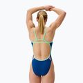 Купальник суцільний жіночий Speedo FL Solid Tri Back aegean denim/alfalfa green 2