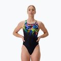 Купальник суцільний Speedo Placement Printed Powerback static volta/anthracite
