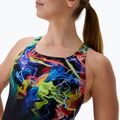 Купальник суцільний Speedo Placement Printed Powerback static volta/anthracite 5