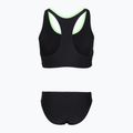 Купальник роздільний жіночий Speedo Placement Raceback 2pc anthracite/clover 2
