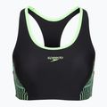 Купальник роздільний жіночий Speedo Placement Raceback 2pc anthracite/clover 3