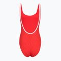 Купальник суцільний жіночий Speedo Texture Bound Scoop high risk red/bright white 2