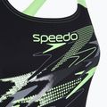 Купальник суцільний жіночий Speedo Medley Logo Medalist anthracite/clover 3