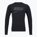 Лонгслів для плавання чоловічий Speedo Endurance+ Logo Rash Guard anthracite