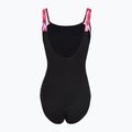 Купальник суцільний жіночий Speedo Shaping LunaLustre Printed anthracite/ruby 2