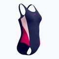 Купальник суцільний жіночий Speedo Colourblock 2.0 peacoat/pink 8