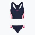 Купальник суцільний жіночий Speedo Colourblock Splice 2.0 peacoat/pink