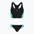 Купальник суцільний жіночий Speedo Colourblock Splice 2.0 anthracite/mayanblue