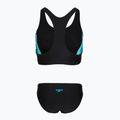 Купальник суцільний жіночий Speedo Colourblock Splice 2.0 anthracite/mayanblue 2
