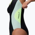Купальник суцільний жіночий Speedo Ocean Flex Zip black/pale clover 5