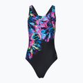 Купальник суцільний жіночий Speedo FL Placement Printed Powerback glitchy garden/black