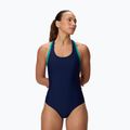 Купальник суцільний жіночий Speedo Colorblock Racerback peacoat/peacock teal