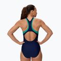 Купальник суцільний жіночий Speedo Colorblock Racerback peacoat/peacock teal 2