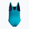 Купальник суцільний дитячий Speedo Hyperboom Butterfly Back mayan blue/margarita pink 2