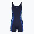 Купальник суцільний жіночий Speedo Hyperboom Splice Muscleback Legsuit peacoat/sapphire