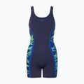 Купальник суцільний жіночий Speedo Hyperboom Splice Muscleback Legsuit peacoat/sapphire