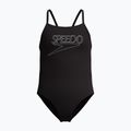 Купальник суцільний дитячий Speedo Endurance+ Logo Thinstrap anthracite