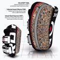 Щит для тренувань RDX T3 Muay Thai Kick Pads white/black 5