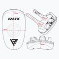Щит для тренувань RDX T3 Muay Thai Kick Pads white/black 6