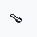 Коропові застібки RidgeMonkey Connexion QC Hooklink Clip чорні RMT096