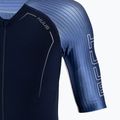 Комбінезон для триатлону чоловічий HUUB Anemoi Aero + Flatlock чорно-блакитний ANEPF 3