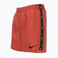 Шорти для плавання дитячі Nike Logo Tape 4'' Volley picante red 5