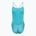Жіночий злитий купальник Nike Hydrastrong Multi Print Cutout синій 2