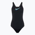 Жіночий злитий купальник Nike Hydrastrong 3D Swoosh Fastback чорний