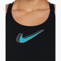 Жіночий злитий купальник Nike Hydrastrong 3D Swoosh Fastback чорний 4